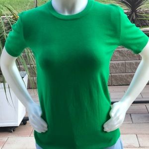 Zara Kelly Green Knit Blouse